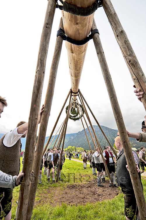 Raising the Maypole in Berchtesgaden - Jrg Nitzsche Hamburg Germany