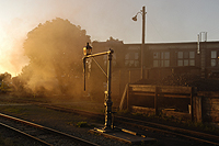 Sonnenaufgang im Bahnbetriebswerk Bochum - Fotograf - Hamburg - Norderstedt - Ahrensburg - Jrg Nitzsche