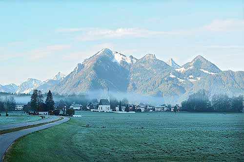 Staudach-Egerndach awakes in the morning mist - Jrg Nitzsche Hamburg Germany