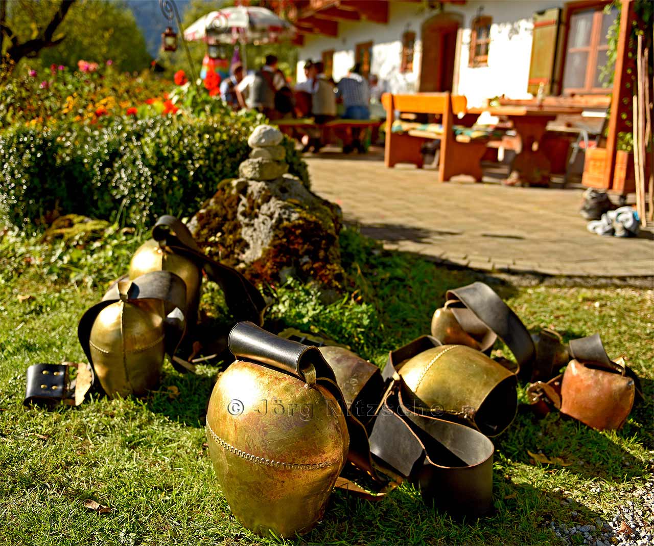 The end of an Almabtriebes - The cowbells, which now have your peace, or better - Jrg Nitzsche Hamburg Germany