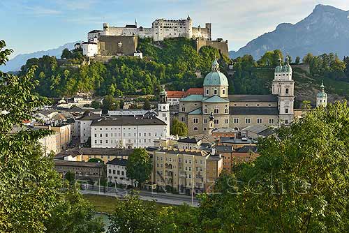 View Capuchin monastery on the old town, Austria - Jrg Nitzsche Hamburg Germany