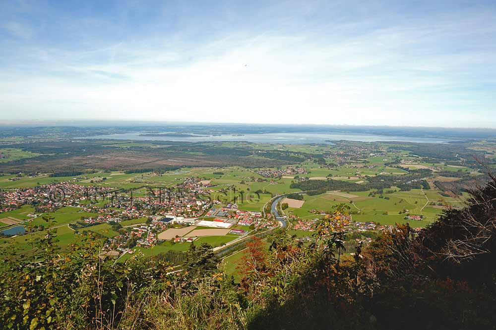 View from the Schnappenkapelle at Marquartstein to the Chiemsee - Jrg Nitzsche Hamburg Germany